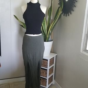 American Eagle AE Long Green Skirt